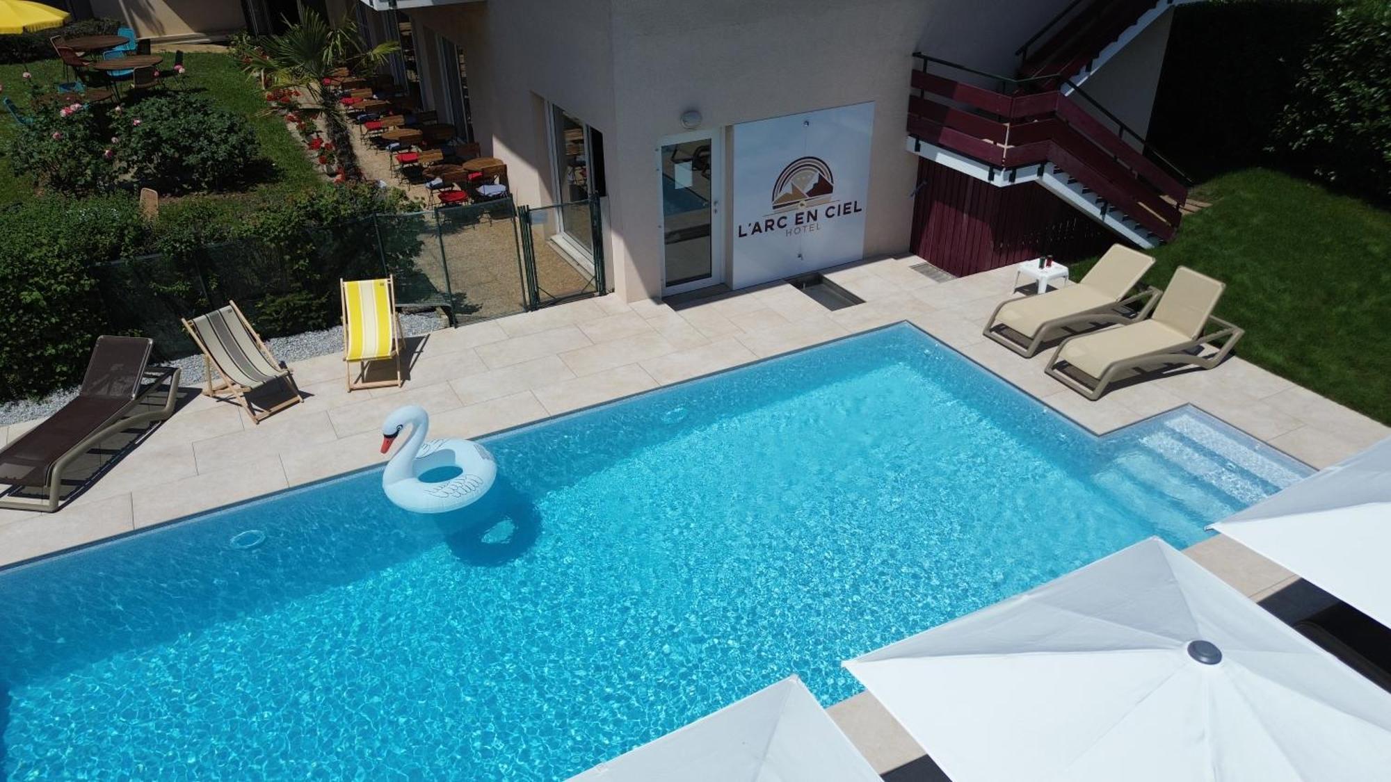 Logis Hotel Arc En Ciel Thonon-les-Bains Eksteriør billede